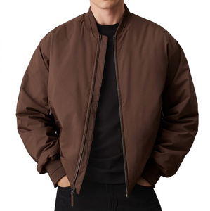 Chaqueta Bomber de Alta Calidad Ostriya Intl con Cuello en V, Poliéster/Algodón, para Hombre, Mangas Largas, Logotipo Personalizado, Gruesa, Cálida, de Secado Rápido para Invierno - Product Image 4