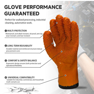 Cotton Knit Industrial Safety Work Gloves Factory Supplier Cotton <b>PVC</b> Dotted Gloves Industrial Grip Work Gloves for Warehouse - Product Image 5