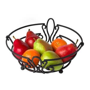 Panier à fruits en métal à fils ouverts favorisant la circulation de l'air pour maintenir la fraîcheur des fruits dans les environnements de cuisine chauds - Product Image 5