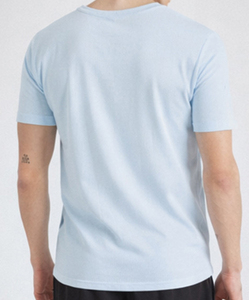 T-shirt en coton uni de haute qualité pour homme, coupe classique, col rond, basique, pour la mode estivale et le confort quotidien - Product Image 2