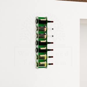 Porte-bouteilles mural moderne, rangement vertical, idéal pour la maison, le bar, la cuisine et la salle à manger, vente en gros depuis l'Inde - Product Image 4