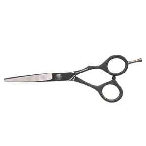 Tijeras de Barbero Negras Personalizables para Cortar el Cabello, Herramientas de Corte de Cabello para Uso en Barberías y Salones, Duraderas para Peluquería - Product Image 1