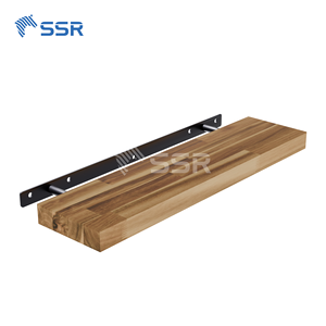 SSR vina-nhà máy tùy chỉnh Keo Gỗ nổi treo tường kệ vuông cạnh lưu trữ bằng gỗ kệ cho nhà bếp phòng tắm - Product Image 2
