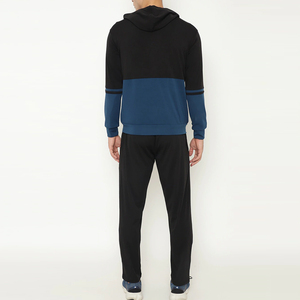 Customized <b>mens</b> tracksuit cotton <b>polyester</b> fabric hoodie and <b>jogger</b> set low price wholesale OEM ODM low MOQ factory supply - Product Image 4