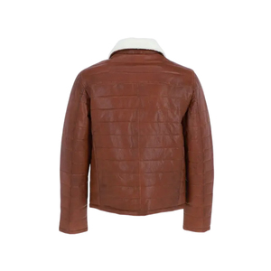 Nouvelle Vente Chaude : Blousons en Cuir Matelassés Personnalisables avec Logo – Manteaux d'Hiver de Haute Qualité pour Hommes, Idéaux pour l'Extérieur et les Jours Froids - Product Image 3