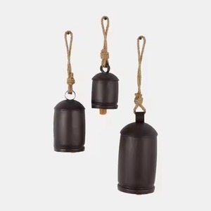 Colección Elegante de Campanas Metálicas Colgantes de Navidad, Adorno Festivo Decorativo para Árbol, Puerta, Pared, Ventana, Chimenea, Hogar - Product Image 6