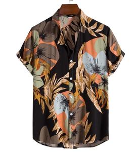 Chemises hawaïennes pour hommes, imprimées, à manches courtes, pour la plage et le surf, vente en gros - Product Image 1