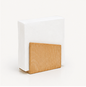 Porta Servilletas de Madera Ecológico para Mesa de Comedor, Soporte para Servilletas Artesanal Minimalista para Restaurante, Cafetería y Decoración del Hogar - Product Image 4