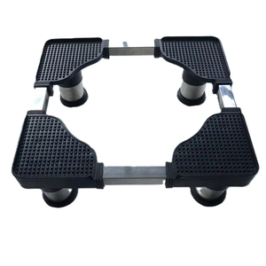 Mini-réfrigérateur à vin et boissons PH-01 avec base réglable en plastique noir et kit de pieds anti-vibration 100 kg - Product Image 1