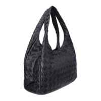 Sac hobo en cuir véritable tissé de luxe, sac à main fait main, sac à bandoulière pour femmes, fabricant OEM ODM
