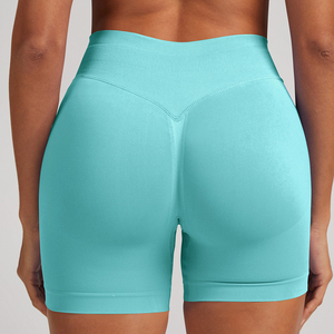 Pantalones Cortos Deportivos de Cintura Alta Color Rosa, Tejido Sólido, Transpirable, Cintura Elástica, Pantalones Cortos para Hombre - Product Image 5
