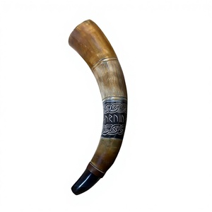 Export High Quality Viking Horn Beer Mug Factory Price Customized Natural Ox Horn Mugs Bar Parties Drinking Use Christmas - Product Image 1