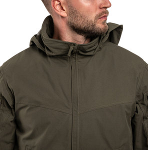 Veste softshell unisexe imperméable coupe-vent à capuche doublée polaire, respirante et confortable, mélange polyester/coton, automne - Product Image 2