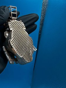 จี้รูปหน้าหมีประดับเพชรโมอิสซาไนต์ เงินแท้ 925 จี้สลักชื่อตามสั่ง จี้แฟชั่นสไตล์แร็ปเปอร์ ผ่านการทดสอบเพชร - Product Image 6