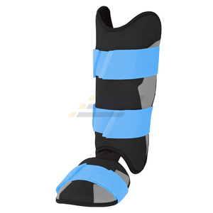 Protège-tibias de baseball confortables à double sangle avec fermeture auto-agrippante, équipement de protection pour les jambes, prix usine abordable - Product Image 1