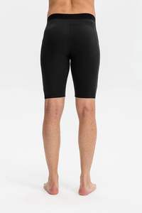 Pantalones cortos de spandex de alto rendimiento con logotipo personalizado para hombre – Mallas deportivas de soporte para entrenamiento en el gimnasio, correr y CrossFit - Product Image 6