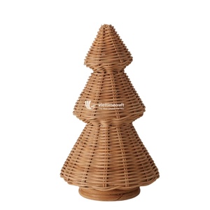 Ornements de Noël en rotin, vente chaude, décoration de table en rotin, décoration de la maison, artisanat en gros, Vietnam - Product Image 2