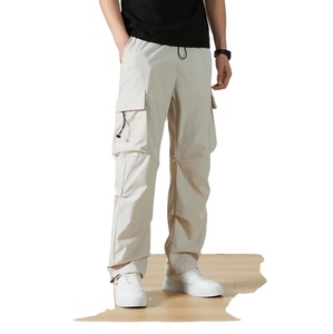 Pantalons cargo pour hommes tendance en vente chaude, vêtements décontractés pour hommes, fermeture à cordon personnalisée, en coton, fournisseur de pantalons cargo pour hommes en provenance du Bangladesh - Product Image 3