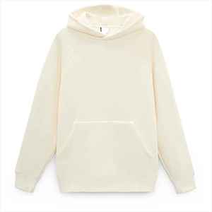 Sweat à capuche pour homme, couleur blanche, style unique, coton mélangé, confortable pour l'hiver, en vente. - Product Image 2