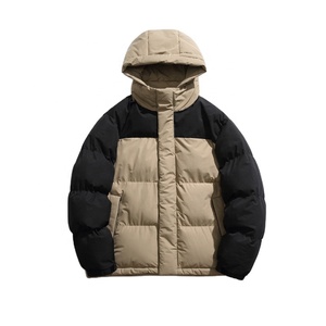 Chaqueta Acolchada Personalizada AL BARAKA WEAR para Hombre, Abrigo de Invierno Cálido con Logotipo Bordado, Impermeable, con Capucha, para Exteriores, Venta al Por Mayor - Product Image 3