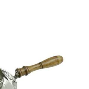 Wholesale Portable Silver Metal <b>Bakhoor</b> Burner with Wood Handle Bulk Arabian Mabkhara <b>Oud</b> Incense Holder Set with Tongs - Product Image 3