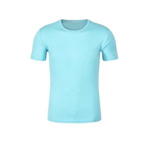 T-shirts en coton de haute qualité pour hommes, grande taille, couleur unie, style streetwear, col rond, respirants et épais - Product Image 2
