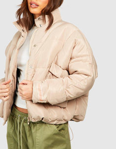 Chaquetas Acolchadas Cortavientos de Moda para Hombre, Fabricadas en Fábrica, Novedad 2025, Invierno, con Capucha Desmontable, 100% Algodón - Product Image 1