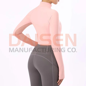 Women Equestrian <b>Base</b> <b>Layer</b> Four Way Stretch Printed Custom Logo <b>Long</b> <b>Sleeve</b> Lightweight Quick Dry Polyester Riding - Product Image 3