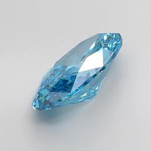 เพชรรูปวงรีสีน้ำเงินปลูกในห้องปฏิบัติการสำหรับทำเครื่องประดับเพชรแบบหลวม - Product Image 4