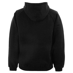 Sudadera con Capucha Unisex de Manga Larga de Algodón – Sudadera Lisa Negra para Hombre y Mujer, Ropa Casual Cómoda, Talla 2XL - Product Image 3