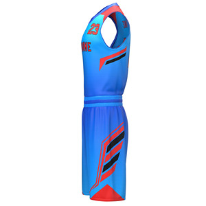 Uniformes de Baloncesto Deportivos Personalizados para Exteriores, Sin Mangas, 100% Poliéster, Diseño Personalizado de Alta Calidad, Transpirables - Product Image 3