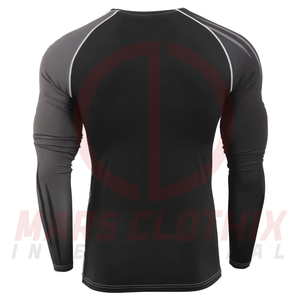 High Quality Comfortable and Breathable <b>Men</b> Rash Guard Best Manufacturing Adult Size <b>Men</b> Rash Guards <b>For</b> Sale - Product Image 3