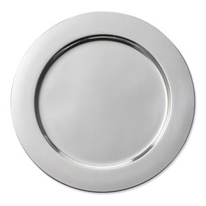 จานรองอาหารประดับลูกปัดทองพรีเมียมสำหรับตกแต่งงานแต่งงาน จานโลหะหรูหราสำหรับงานจัดเลี้ยง จานอาหารสำหรับจัดโต๊ะงานอีเว้นท์ ขายส่งจำนวนมาก - Product Image 3