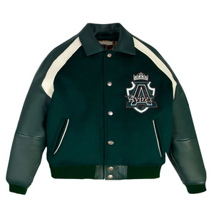 Meilleur prix - Veste en cuir Avirex pour homme - Veste d'hiver haut de gamme - Cuir véritable - Coupe-vent - Imperméable - Teinture unie - Toutes les tailles disponibles - Product Image 1