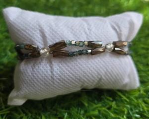 Collar de 8 pulgadas con cuentas de diamantes de moissanita de formas elegantes y pulsera hecha a mano para mujer - Product Image 2