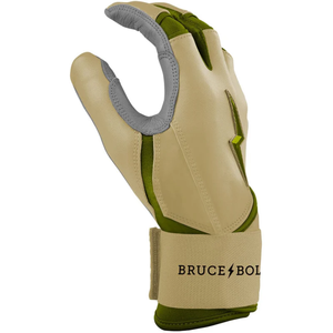High Quality Baseball Batting Gloves Bruce <b>Bolt</b> Inspired Soft Leather Design For Maximum Bat Control Batting Gloves - Product Image 3
