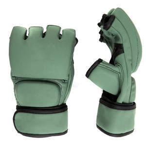 Adjustable Fingerless Gym Fitness <b>Gloves</b> PU Leather Half Finger Weightlifting <b>Gloves</b> Wrist Strap Weightlifting <b>Gloves</b> Unisex - Product Image 2