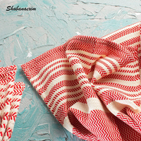 Serviettes de cuisine de style farmhouse au design moderne, séchage rapide, très résistantes, absorbantes, torchons de restaurant faits à la main en coton