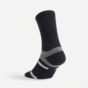 Men's <b>Black</b> <b>Ankle</b> <b>Socks</b> Striped Breathable Knitted Sports <b>Socks</b> Summer Wear - Product Image 2