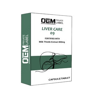 <b>Liver</b> Care Tablets Fortified With Milk Thistle Extract For White Labelling OEM Third Party Manufacturer Solutions - Product Image 1