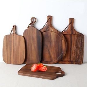 Planche à découper en bois de grande taille pour couper les légumes, les fruits, la viande, le pain, le fromage, robuste, durable, écologique, outil de cuisine - Product Image 1