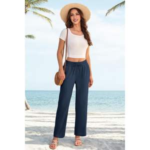 2025, conjuntos informales de dos piezas de verano para mujer, conjuntos holgados de lino de talla XS con pantalones cortos por encima de la rodilla y Tops cortos - Product Image 5