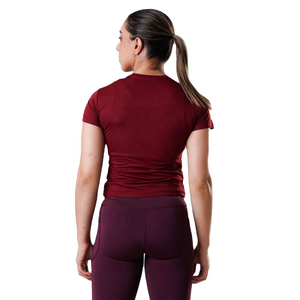 Camiseta Deportiva de Compresión para Mujer, Verano 2026, Secado Rápido, para Yoga y Gimnasio, con Estampado Moderno, Venta al Por Mayor para Cualquier Condición - Product Image 2