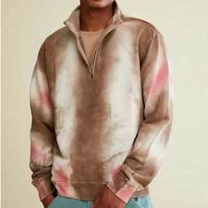 Sweat à capuche oversize tie-dye de qualité supérieure, effet délavé vintage, style streetwear tendance - Product Image 6