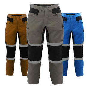 100% Cotton Carpenter Pants for Men – Heavy Duty Multi-Pocket Electrician <b>Work</b> <b>Trousers</b>, Breathable Utility Workwear - Product Image 6