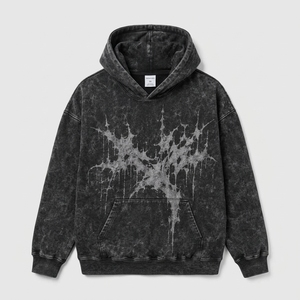 Sudaderas personalizadas para hombre con estampado acid wash que ofrecen arte único, construcción cómoda, apariencia vintage y calidad duradera. - Product Image 6