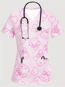 Conjunto de Uniforme Médico de Algodón Premium, Cómodo, Ligero y Transpirable, Ropa de Trabajo para Doctores y Enfermeras, Personalizable - Product Image 3