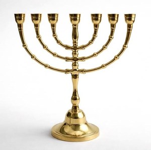 Candelabro de Metal Antiguo Plateado con Diseño del Árbol de la Vida, 9 Ramas, para Velas Cónicas, Centro de Mesa Decorativo - Product Image 4