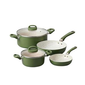 Juego de Utensilios de Cocina Antiadherentes de Cerámica, Aluminio Prensado, Apto para Lavavajillas, Fábrica en Vietnam, OEM, Precio Económico - Product Image 2