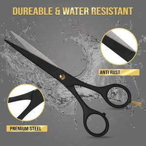 Ciseaux de coiffure professionnels en acier inoxydable 440C, lame tranchante, pour droitiers, manche moyen, usage en salon de coiffure - Product Image 6
